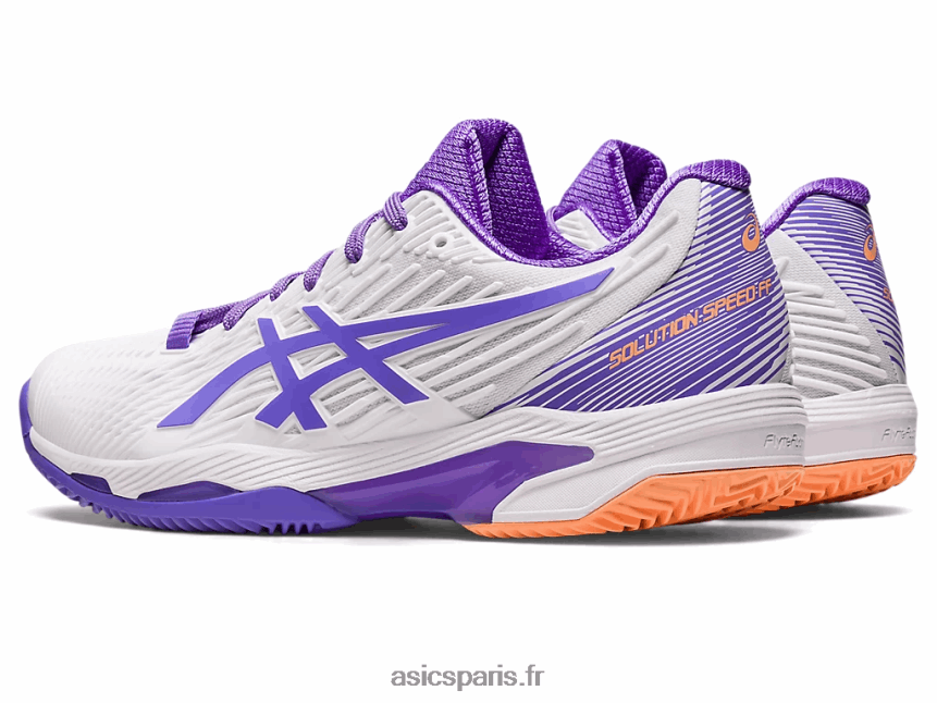 femmes Asics vitesse de solution ff 2 argile BXL8B22551 blanc/améthyste