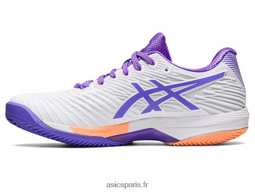 femmes Asics vitesse de solution ff 2 argile BXL8B22551 blanc/améthyste