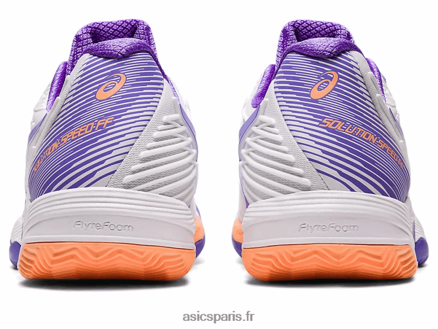 femmes Asics vitesse de solution ff 2 argile BXL8B22551 blanc/améthyste