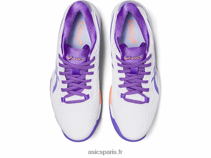 femmes Asics vitesse de solution ff 2 argile BXL8B22551 blanc/améthyste