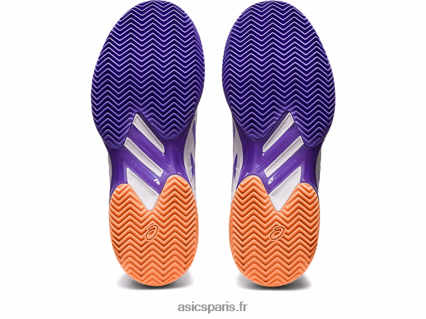 femmes Asics vitesse de solution ff 2 argile BXL8B22551 blanc/améthyste