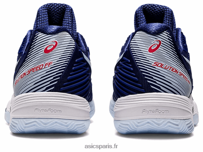 femmes Asics vitesse de solution ff 2 argile BXL8B23018 bleu plongeant/ciel doux