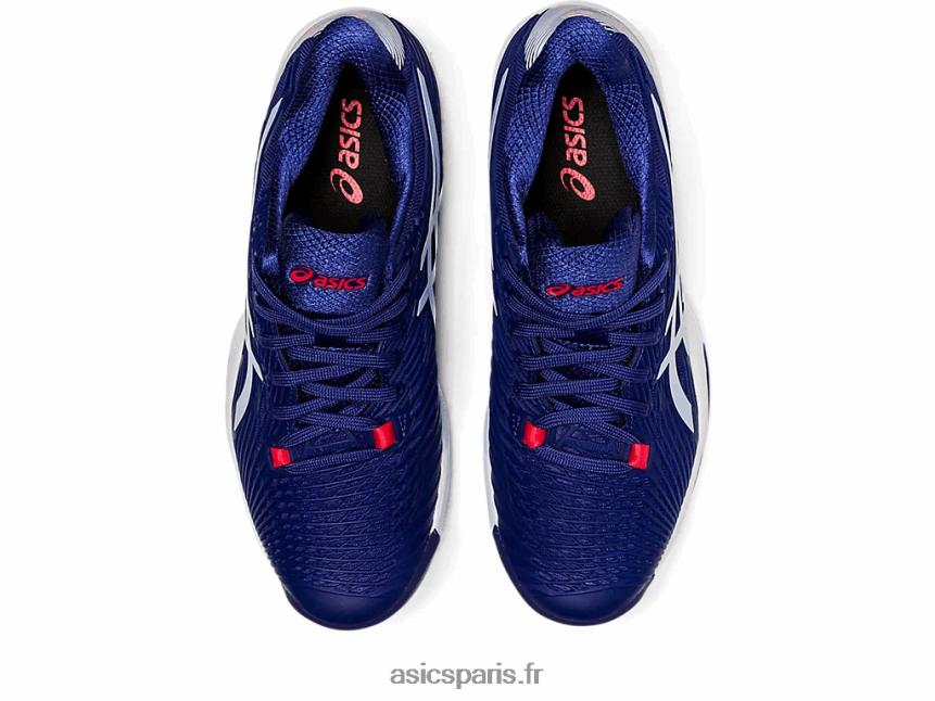 femmes Asics vitesse de solution ff 2 argile BXL8B23018 bleu plongeant/ciel doux