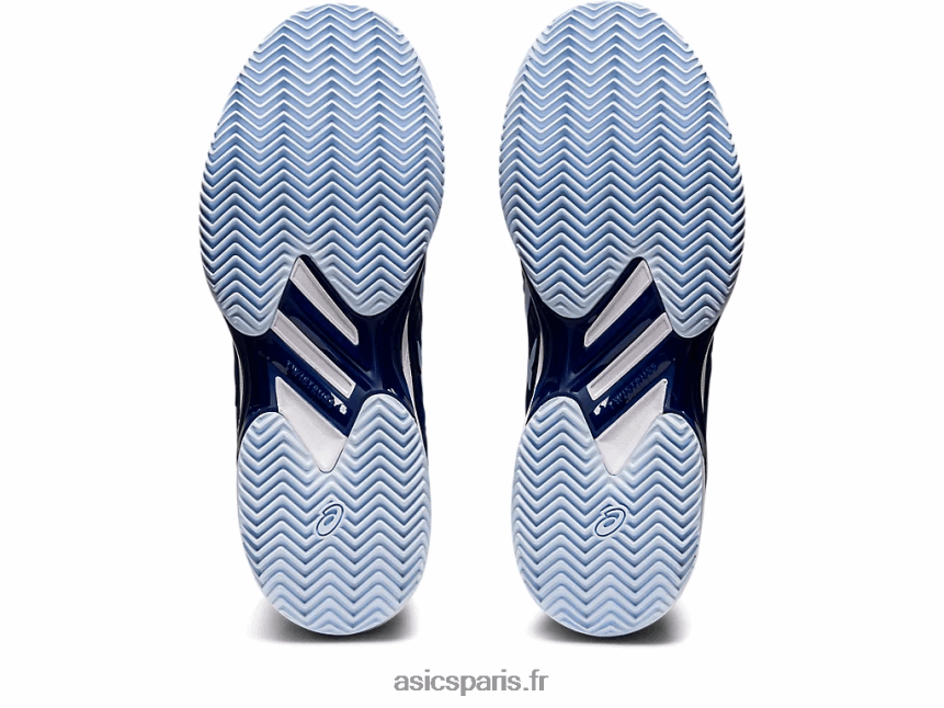 femmes Asics vitesse de solution ff 2 argile BXL8B23018 bleu plongeant/ciel doux