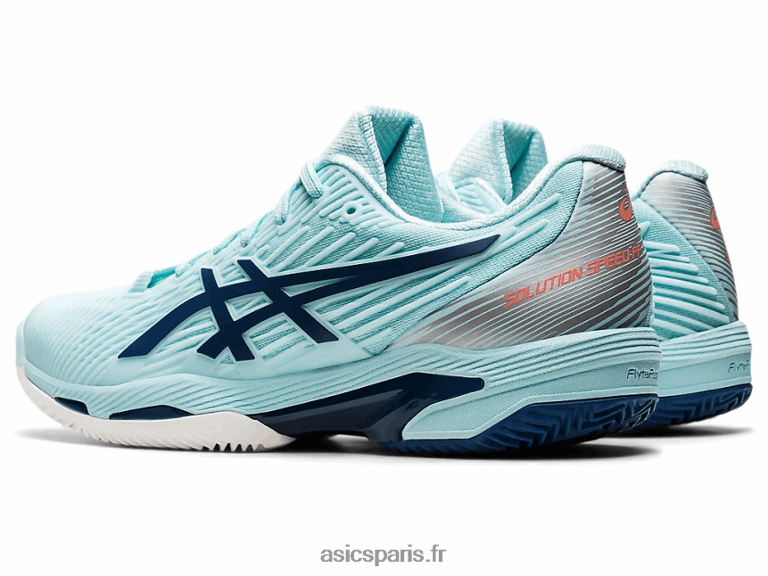 femmes Asics vitesse de solution ff 2 argile BXL8B23600 bleu clair/indigo clair