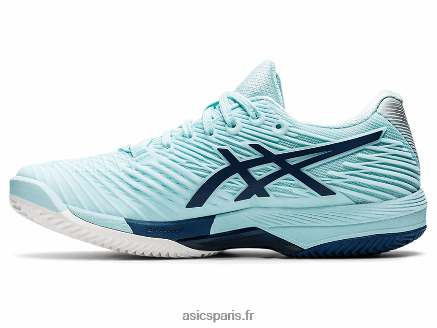 femmes Asics vitesse de solution ff 2 argile BXL8B23600 bleu clair/indigo clair
