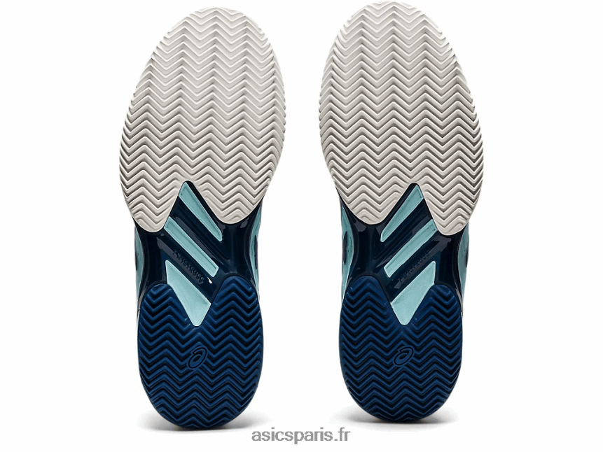 femmes Asics vitesse de solution ff 2 argile BXL8B23600 bleu clair/indigo clair