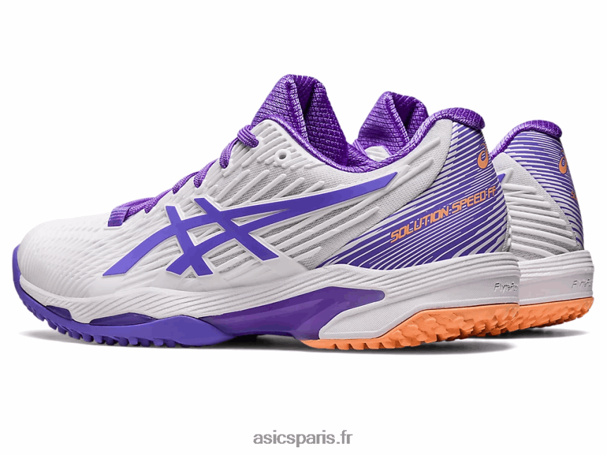 femmes Asics vitesse de solution ff 2 oc BXL8B22567 blanc/améthyste