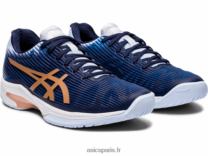 femmes Asics vitesse de solution ff BXL8B24188 caban/or rose