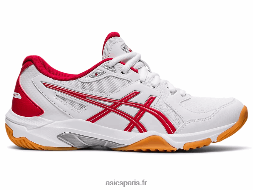 femmes Asics gel-fusée 10 BXL8B23945 blanc/rouge classique