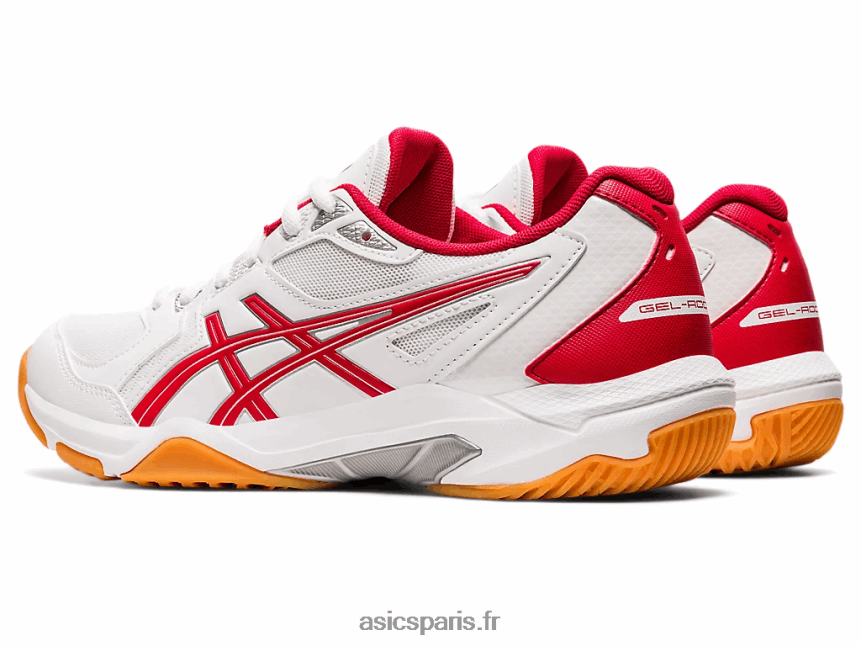 femmes Asics gel-fusée 10 BXL8B23945 blanc/rouge classique