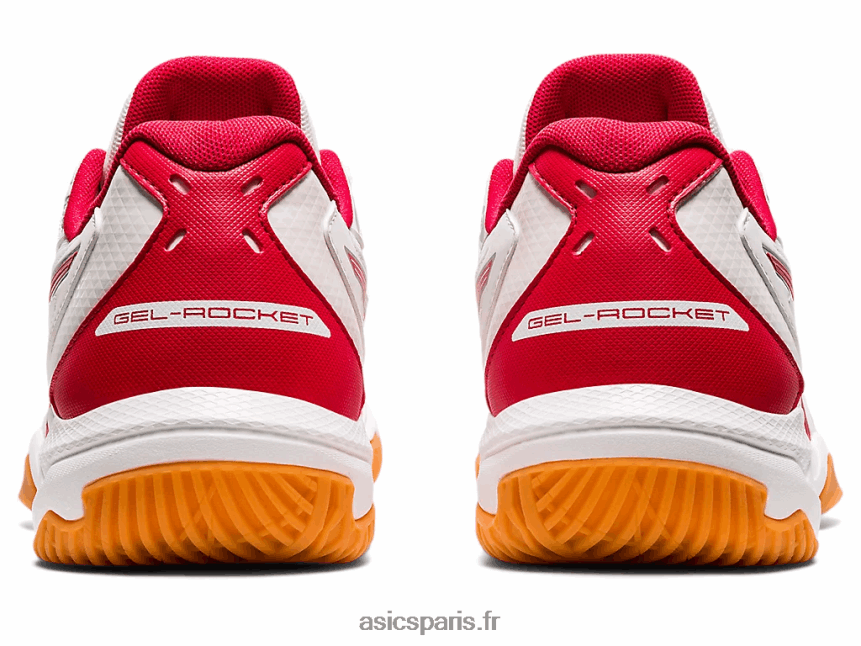 femmes Asics gel-fusée 10 BXL8B23945 blanc/rouge classique
