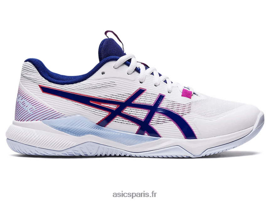 femmes Asics gel-tactique BXL8B23093 blanc/bleu de plongée