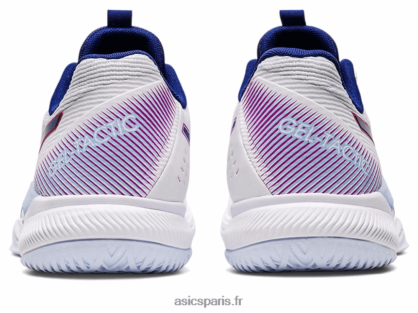 femmes Asics gel-tactique BXL8B23093 blanc/bleu de plongée