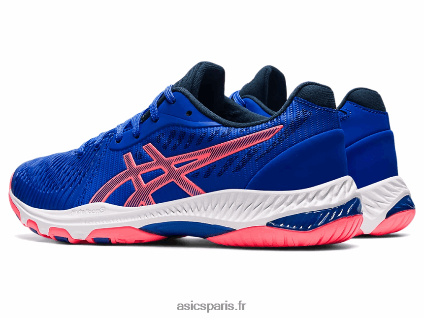 femmes Asics netburner balistique ff 2 BXL8B22356 bleu lapis lazuli/corail flamboyant