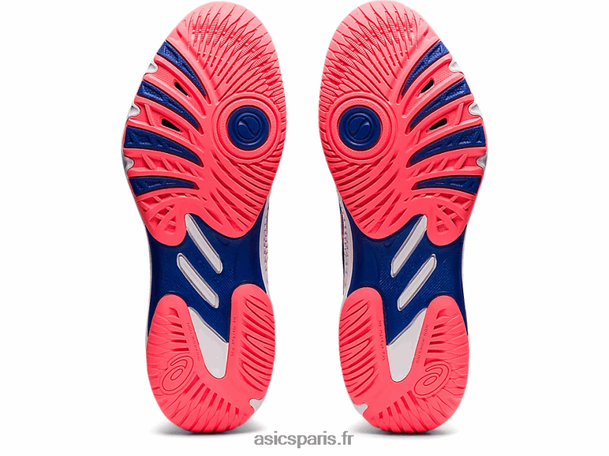 femmes Asics netburner balistique ff 2 BXL8B22356 bleu lapis lazuli/corail flamboyant