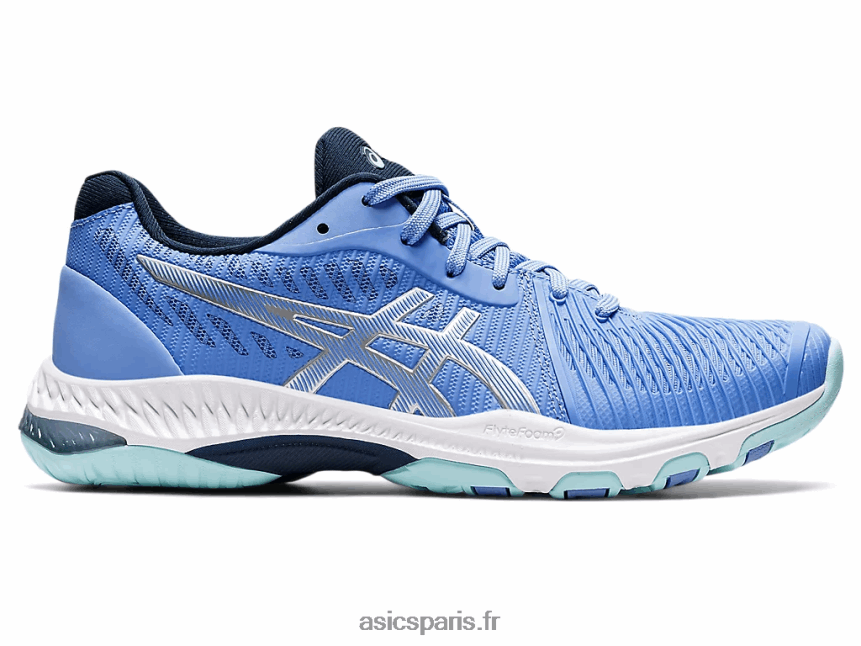 femmes Asics netburner balistique ff 2 BXL8B23606 bleu pervenche/argent pur