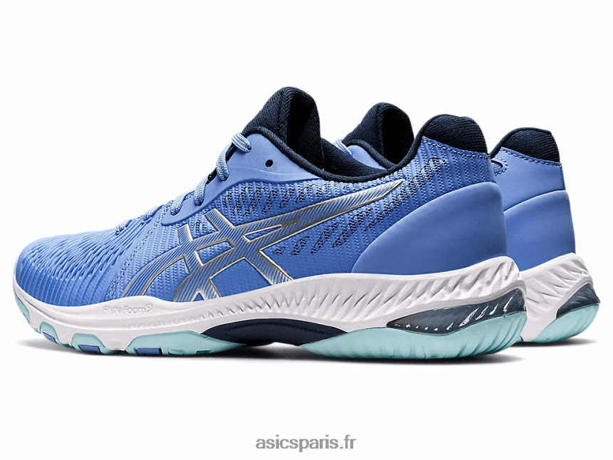 femmes Asics netburner balistique ff 2 BXL8B23606 bleu pervenche/argent pur