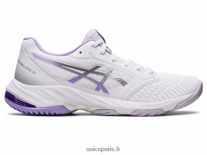femmes Asics netburner balistique ff 3 BXL8B22580 blanc/violet numérique