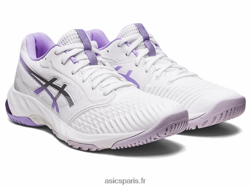femmes Asics netburner balistique ff 3 BXL8B22580 blanc/violet numérique