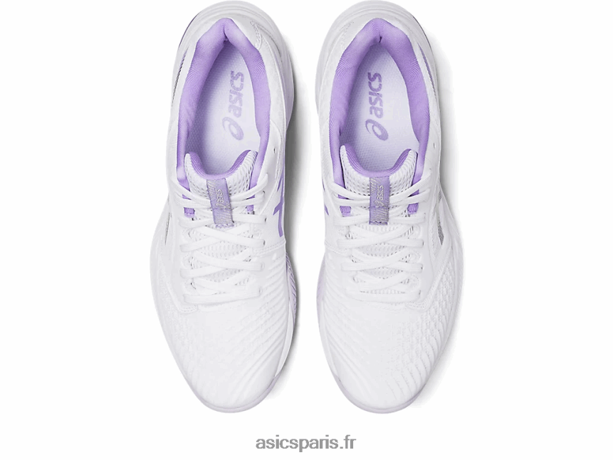 femmes Asics netburner balistique ff 3 BXL8B22580 blanc/violet numérique