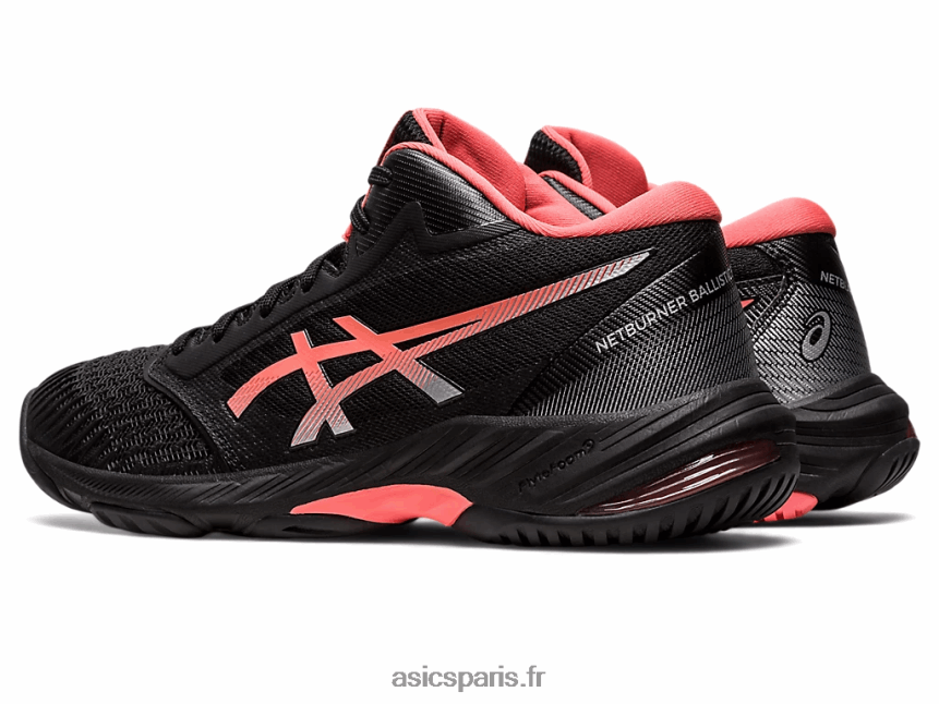 femmes Asics netburner balistique ff mt 3 BXL8B22549 noir/papaye