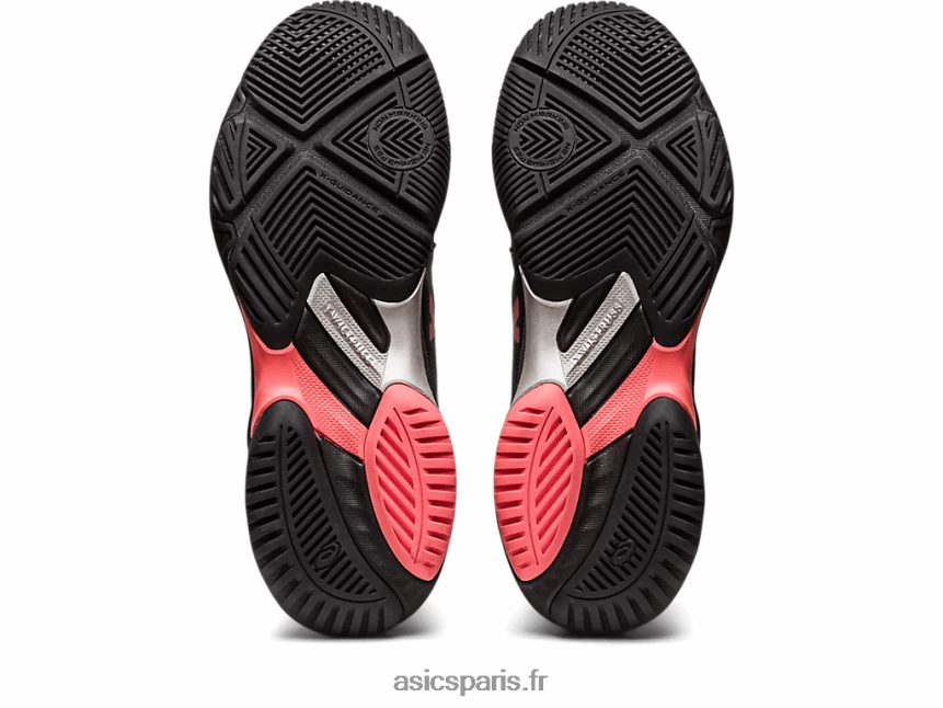 femmes Asics netburner balistique ff mt 3 BXL8B22549 noir/papaye