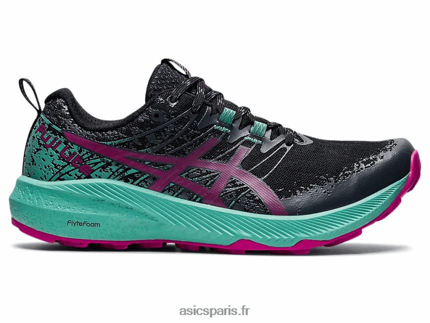 femmes Asics fuji lite 2 BXL8B23586 noir/rouge fuchsia