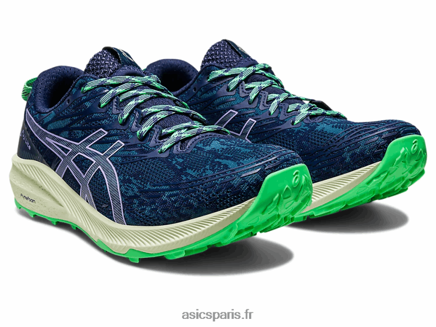 femmes Asics fuji lite 3 BXL8B22639 sarcelle d\'encre/violet numérique