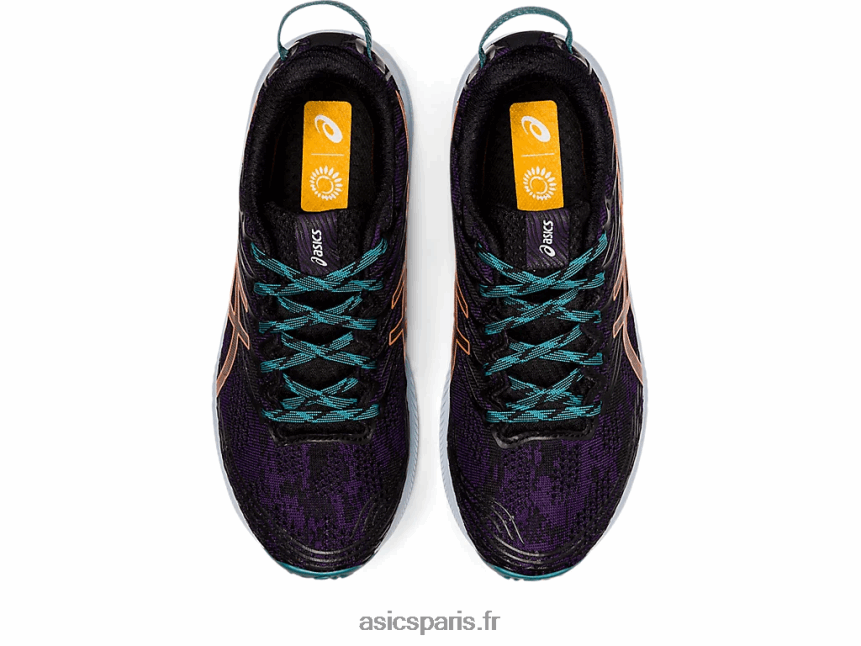 femmes Asics fuji lite 3 BXL8B22697 teinte de nuit/orange nova