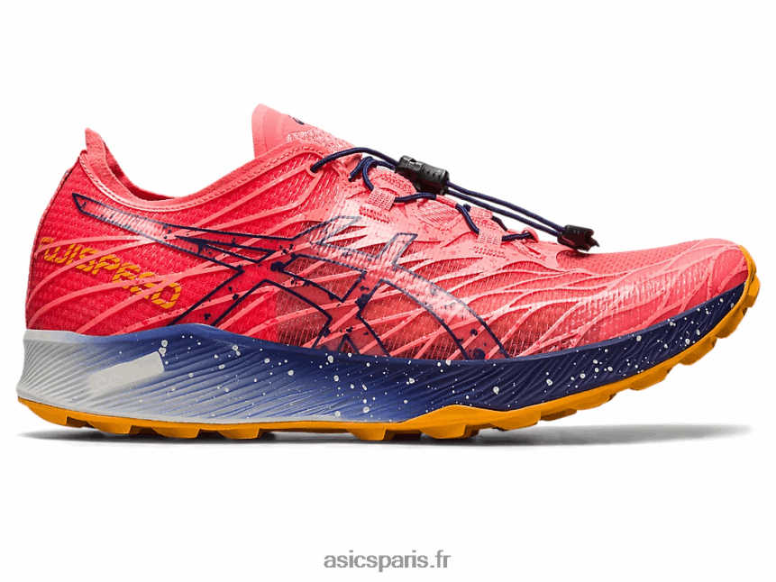 femmes Asics fujispeed BXL8B22621 papaye/bleu indigo