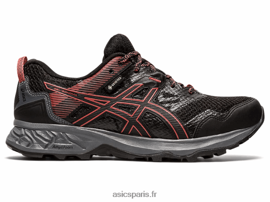 femmes Asics gel-sonoma 5 g-tx BXL8B24007 noir/rose séchée