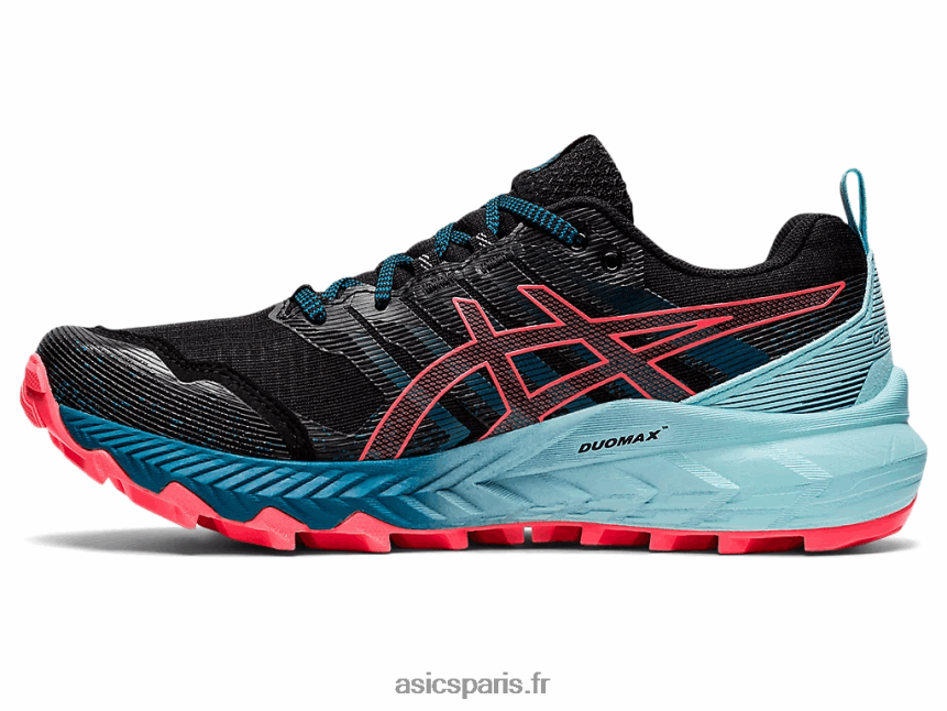 femmes Asics gel-trabuco 9 BXL8B23888 noir/corail flamboyant