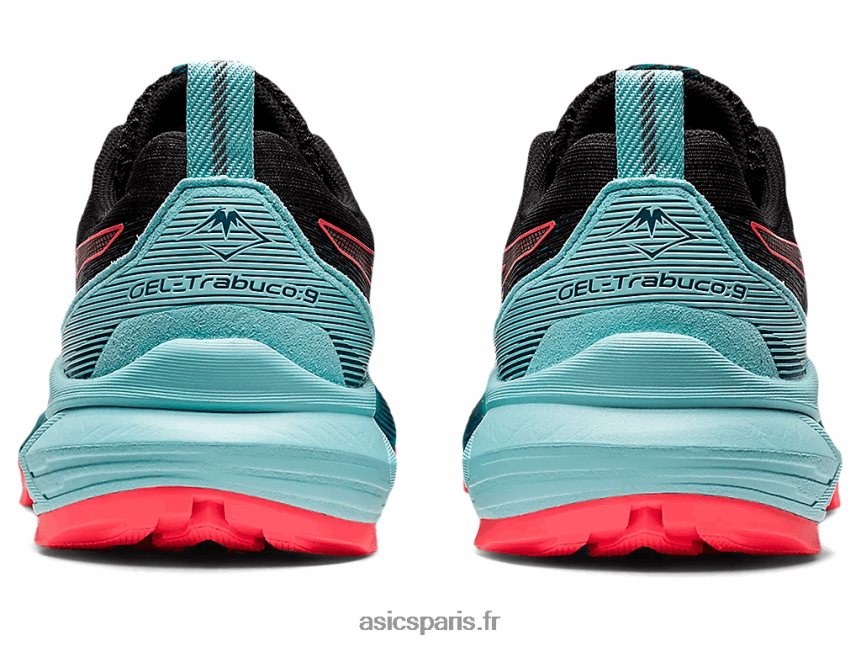 femmes Asics gel-trabuco 9 BXL8B23888 noir/corail flamboyant