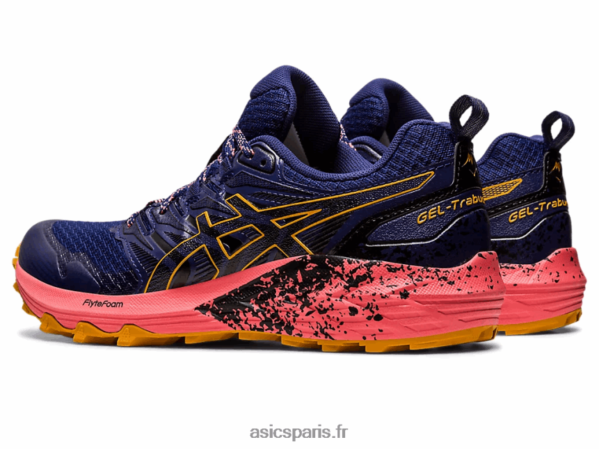 femmes Asics gel-trabuco terra BXL8B22636 bleu indigo/tempête de sable
