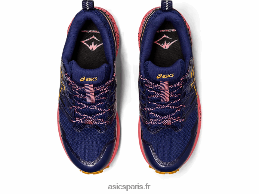 femmes Asics gel-trabuco terra BXL8B22636 bleu indigo/tempête de sable