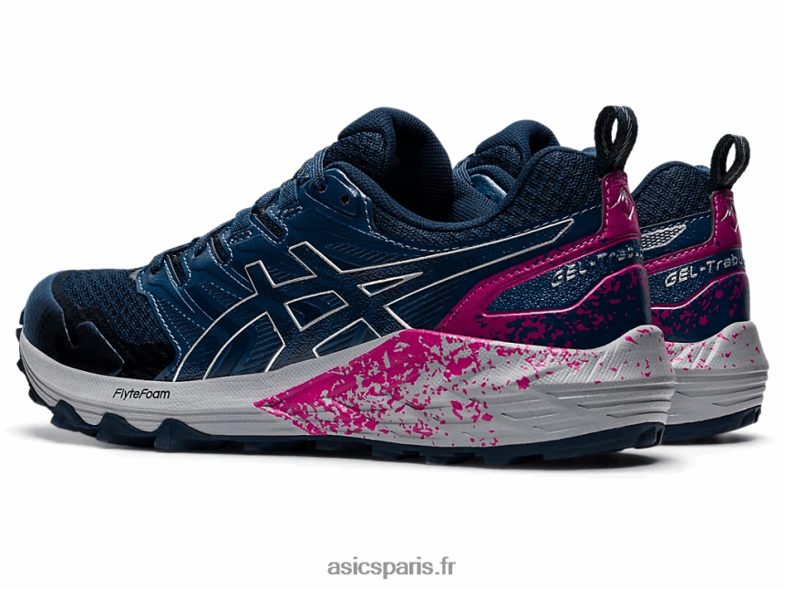 femmes Asics gel-trabuco terra BXL8B23570 bleu français/argent pur