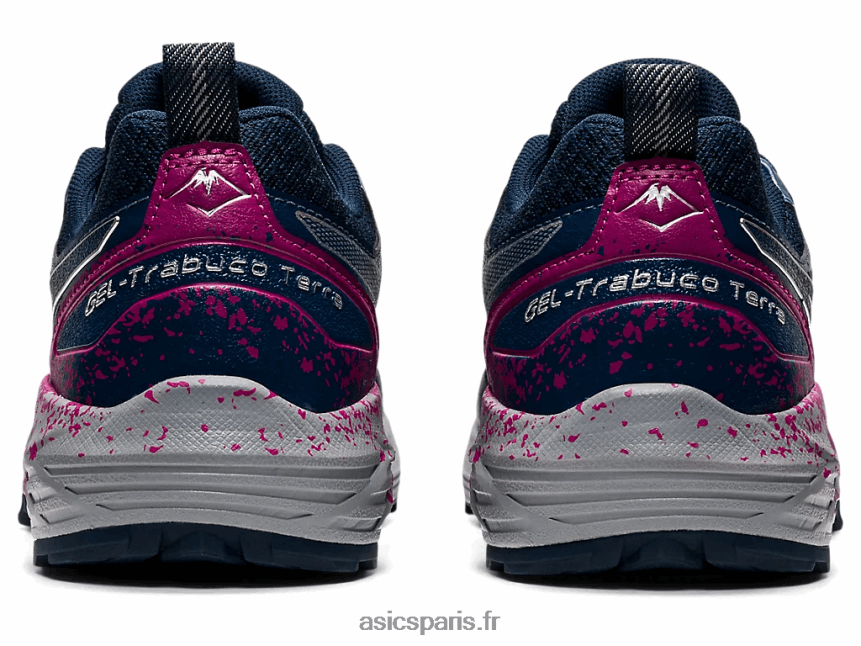 femmes Asics gel-trabuco terra BXL8B23570 bleu français/argent pur