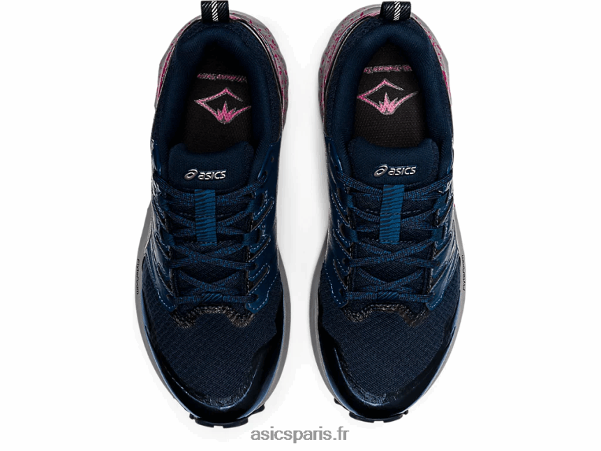femmes Asics gel-trabuco terra BXL8B23570 bleu français/argent pur
