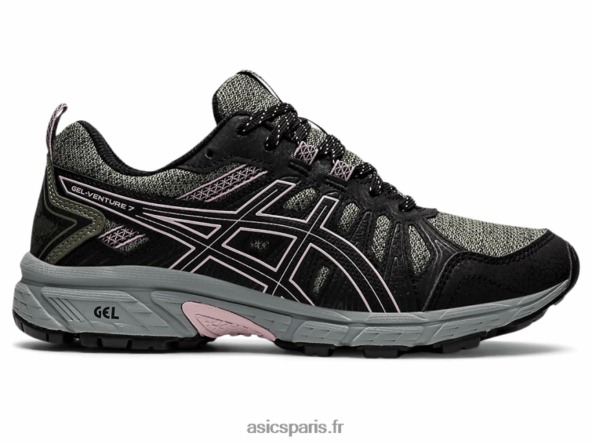 femmes Asics gel-venture 7 BXL8B24118 vert lichen/rose des bassins versants