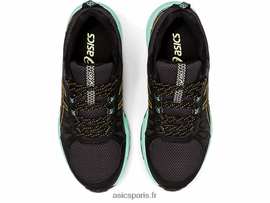 femmes Asics gel-venture 7 large BXL8B24162 pop noir/orange