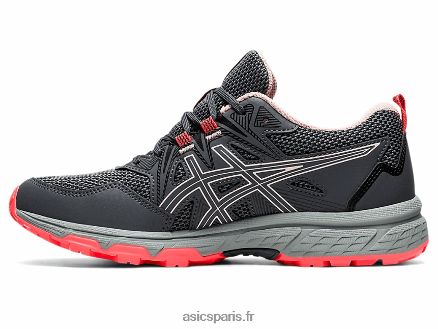 femmes Asics gel-venture 8 BXL8B23429 transporteur gris/pêche gingembre
