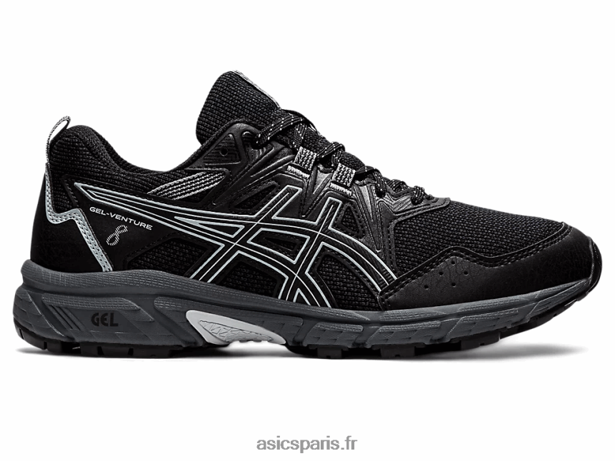 femmes Asics gel-venture 8 BXL8B23475 noir/gris piémont