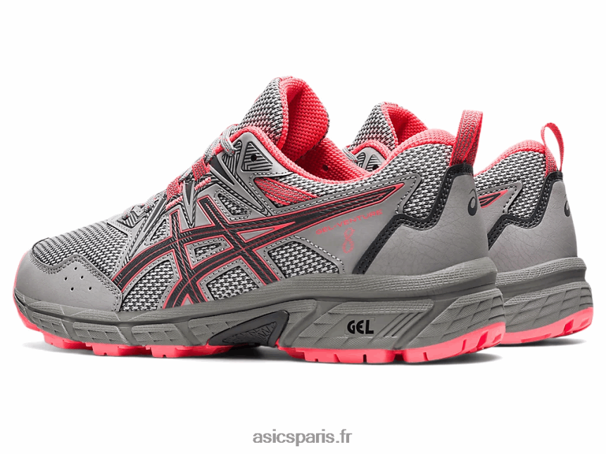 femmes Asics gel-venture 8 BXL8B23611 gris piémont/corail flamboyant