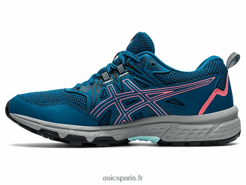 femmes Asics gel-venture 8 BXL8B23612 sarcelle d\'eau profonde/corail flamboyant