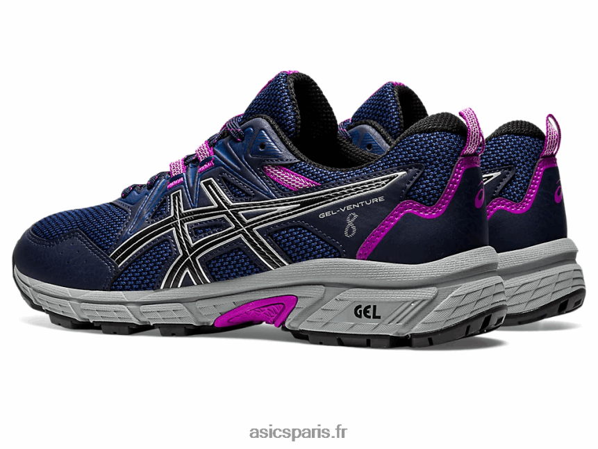 femmes Asics gel-venture 8 de large BXL8B22945 minuit/argent pur