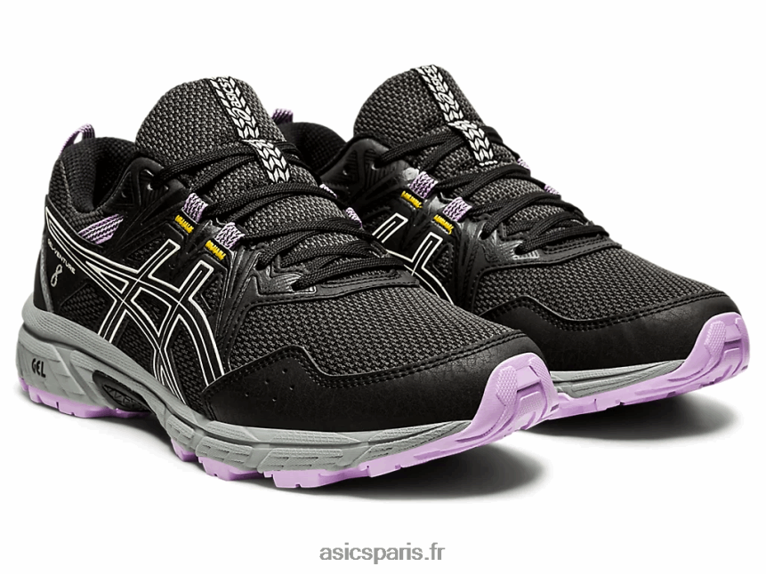 femmes Asics gel-venture 8 de large BXL8B23354 noir/ivoire