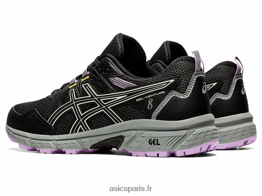 femmes Asics gel-venture 8 de large BXL8B23354 noir/ivoire