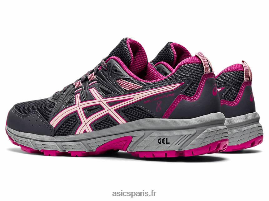 femmes Asics gel-venture 8 de large BXL8B23534 gris porteur/brise