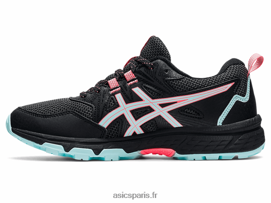femmes Asics gel-venture 8 de large BXL8B23547 noir/bleu clair